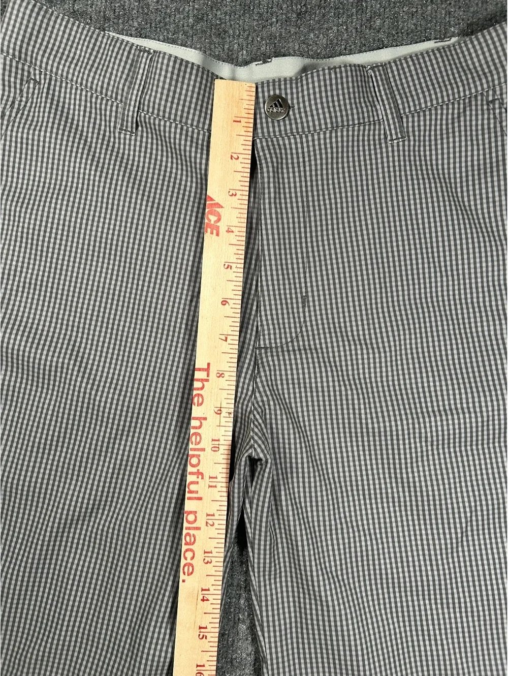 Adidas Men's Checked Golf Shorts Size 30